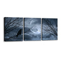 3 Pieces Mountain Canvas Wall Art for Living Room Nature Landscape Picture Sunflower Wall Decor for Bedroom Home Decoration Sunrise Grand Teton National Park Painting Framed Artwork - 12" x 16" x 3