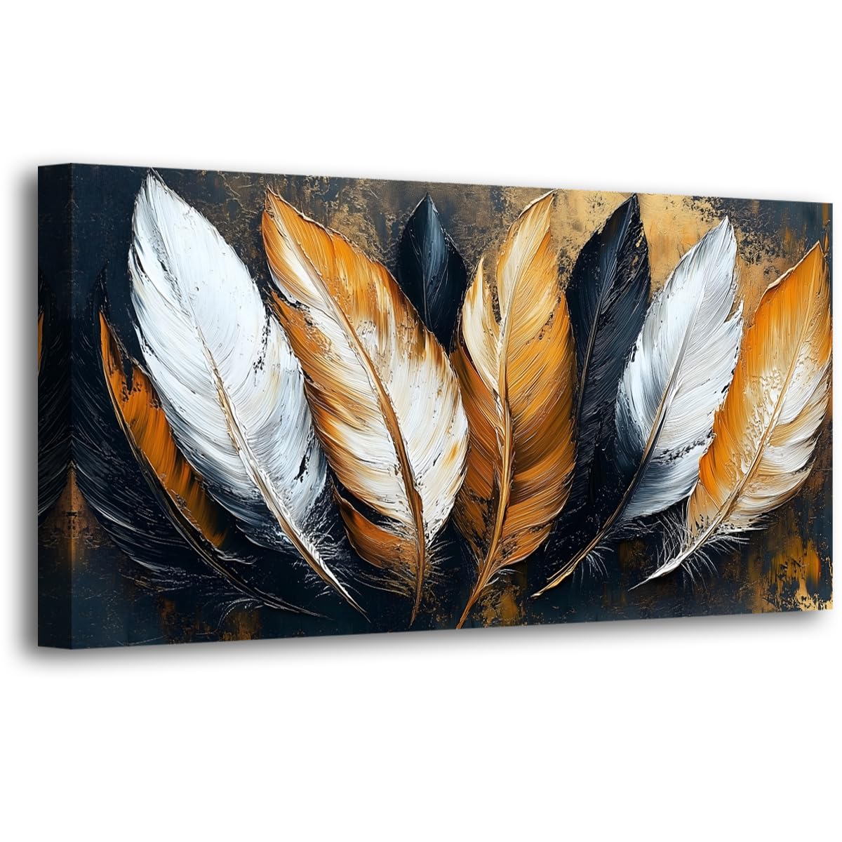 Wall Art Lake Mountain Landscape Picture Print Canvas Wall Art Modern Giclee Artwork Home Decor Stretched and Framed Ready to Hang,2cm Thick Frame, Waterproof Artwork