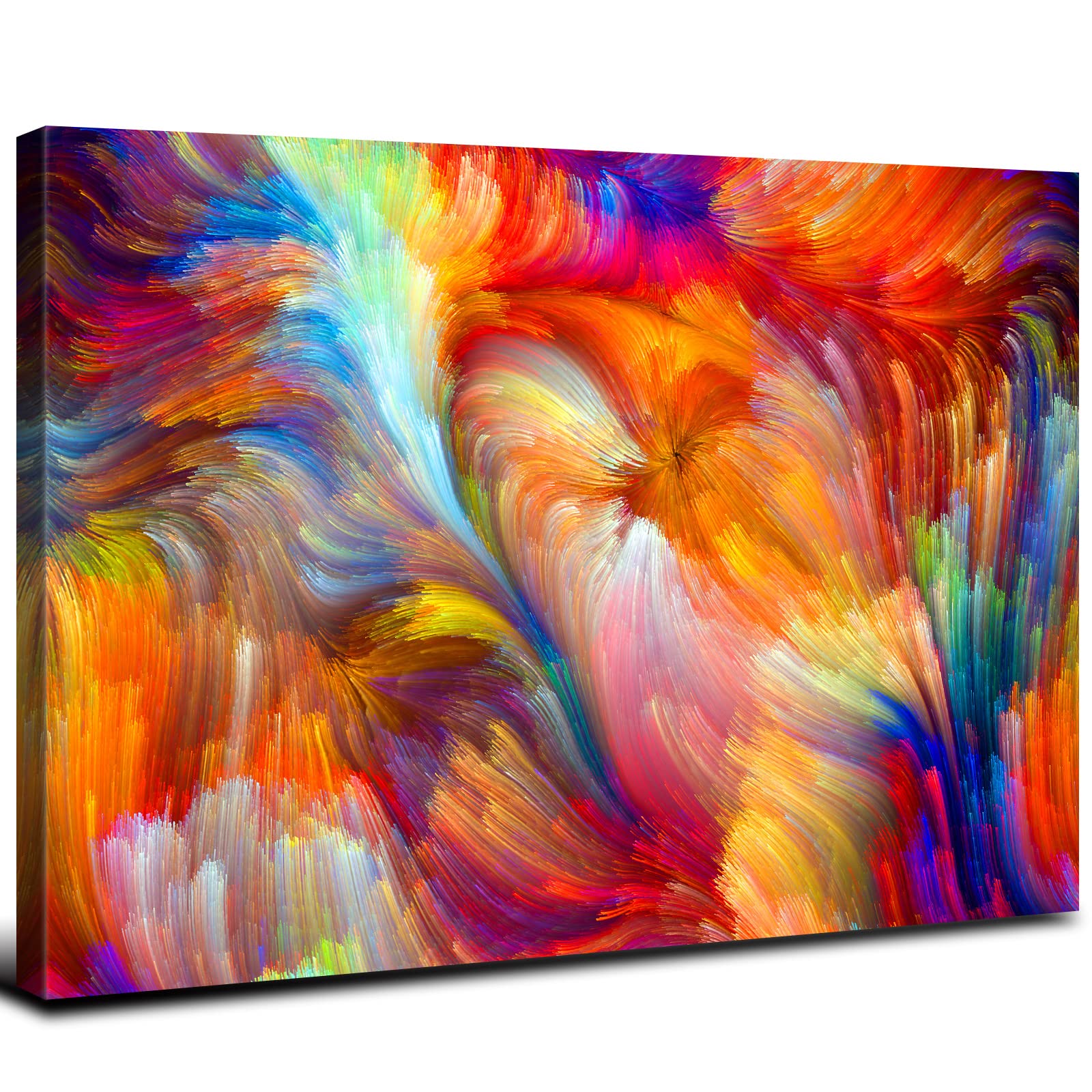 Sunrise Forest Canvas Wall Art for Living Room Nature Landscape Pictures Wall Decor Sunset Woods Mountain Painting Sunset Trees Trail Scenery Photo Prints Poster Artwork Bathroom Decorations 12x16”