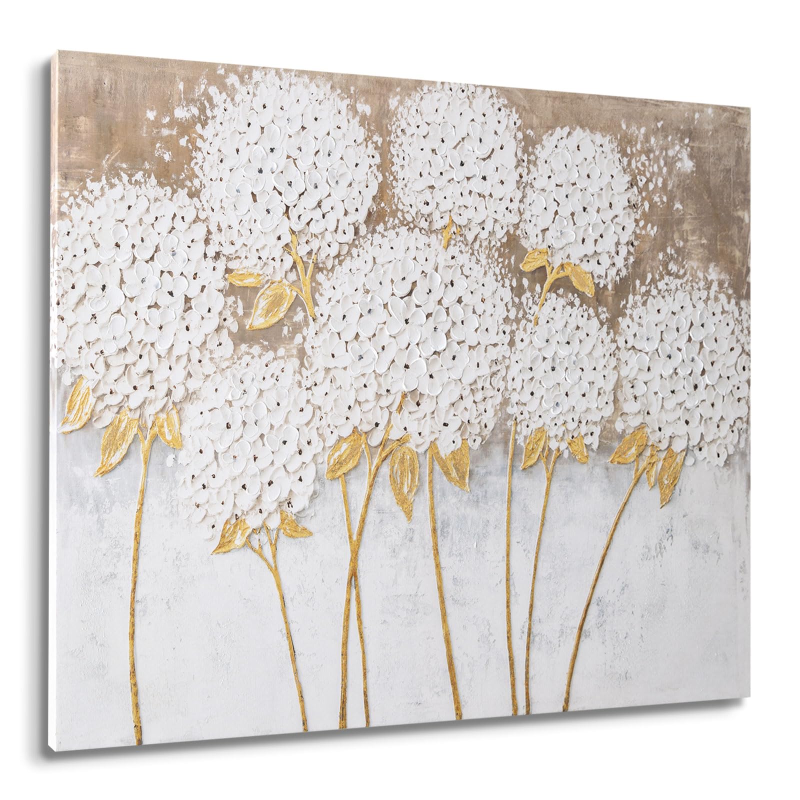 Nature Landscape Large Wall Art Canvas Picture，Horizontal Dock Forest Artwork Decor，Modern Hand Painted Textured Lake Scenery Artwork Painting Decor, Wall Pictures for Bedroom Living Room 40x 28 Inch