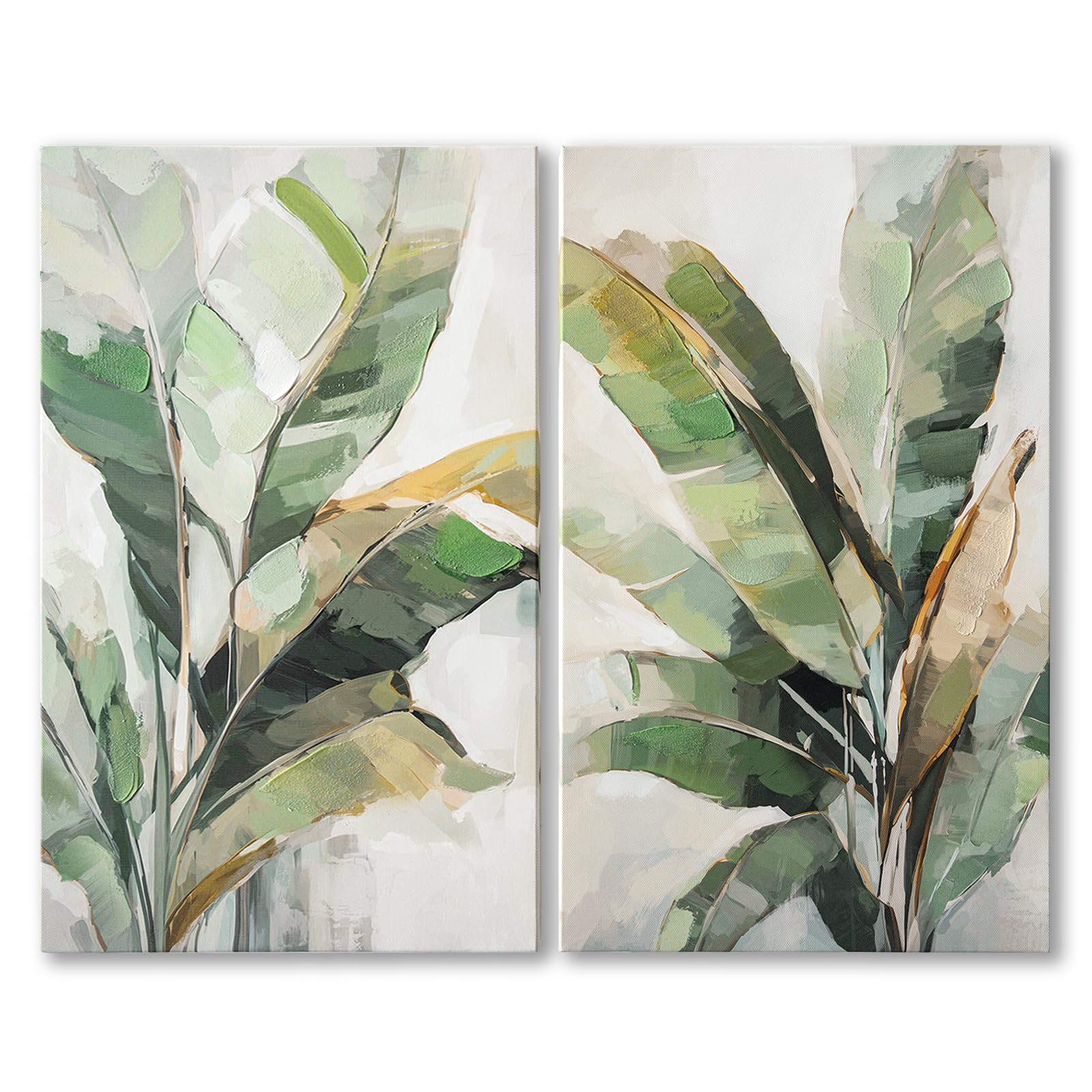 Nature Landscape Large Wall Art Canvas Picture，Horizontal Dock Forest Artwork Decor，Modern Hand Painted Textured Lake Scenery Artwork Painting Decor, Wall Pictures for Bedroom Living Room 40x 28 Inch