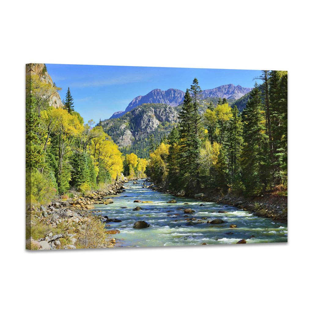 SKASNFAI Grand Teton National Park Canvas Wall Art Mountain Landscape Print Picture Framed Nature Wall Decor for Living Room Office (12L x 16W)