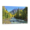 SKASNFAI Grand Teton National Park Canvas Wall Art Mountain Landscape Print Picture Framed Nature Wall Decor for Living Room Office (12L x 16W)
